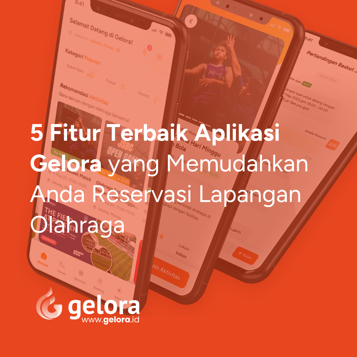 5 Fitur Terbaik Aplikasi Gelora yang Memudahkan Anda Reservasi Lapangan Olahraga