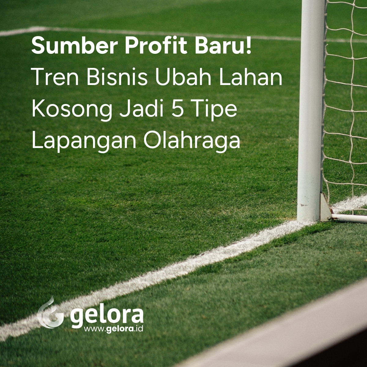 Sumber Profit Baru! Tren Bisnis Ubah Lahan Kosong Jadi 5 Tipe Lapangan Olahraga