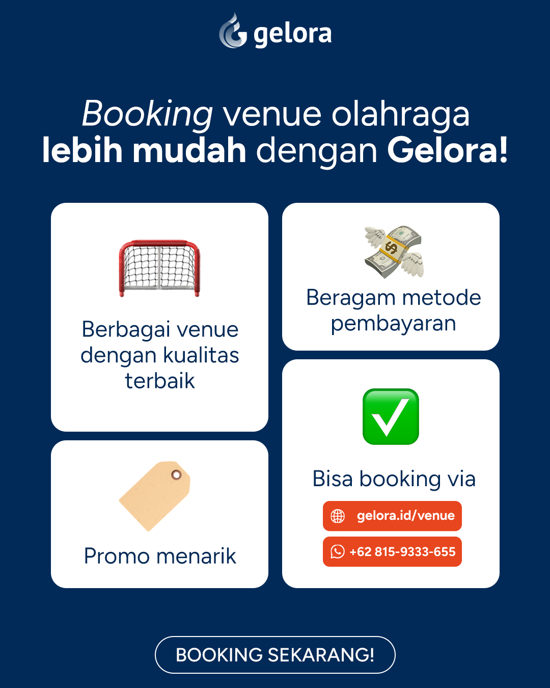 Cara Booking Venue Olahraga Mudah Di Website Gelora