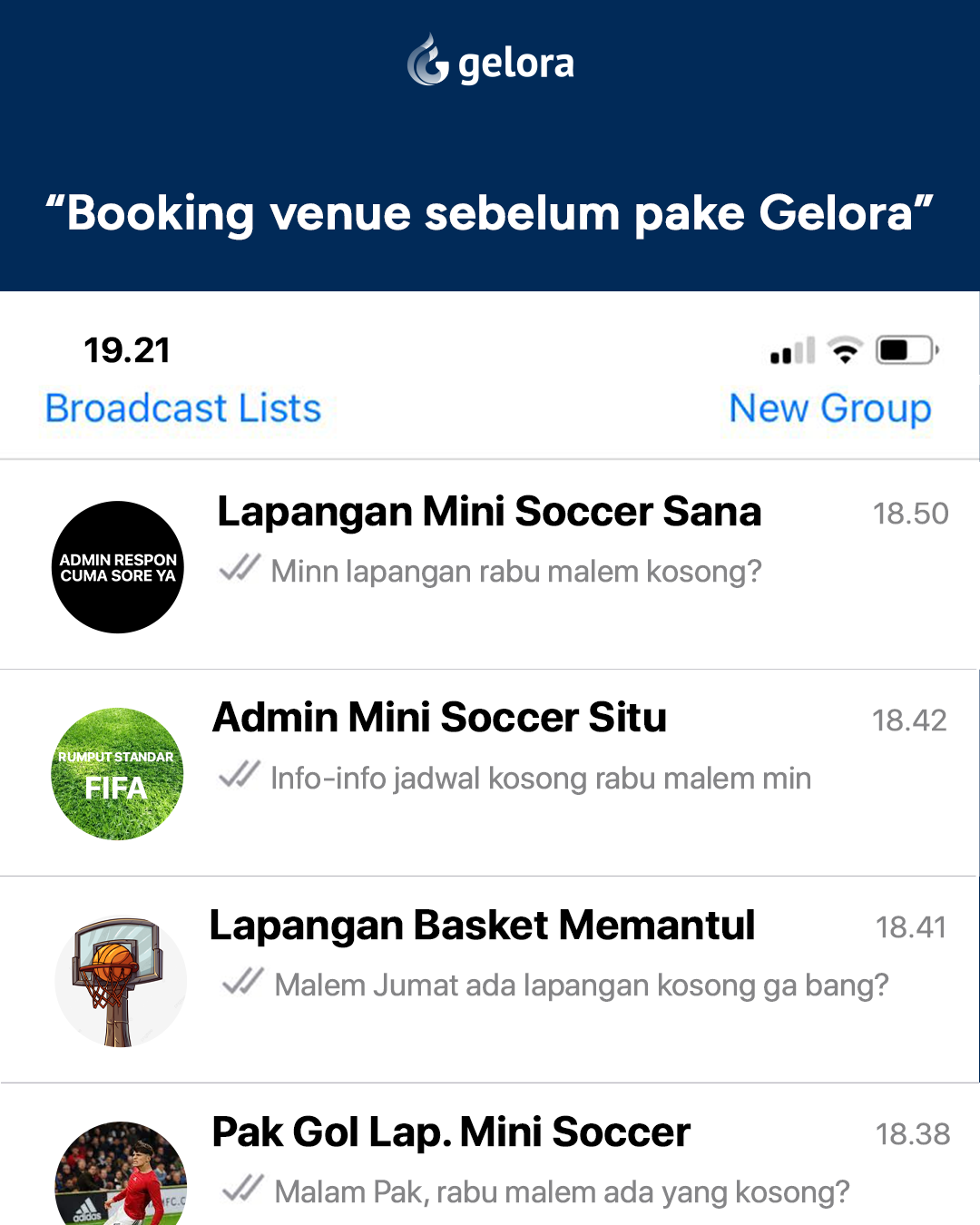 Ternyata Begini Bedanya Booking Venue Olahraga Setelah dan Sebelum Tau Gelora