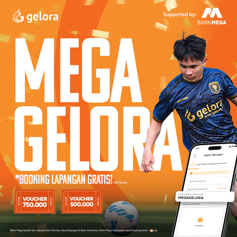 MEGA GELORA – Program Baru Bank Mega & Gelora.id Buat Para Komunitas Olahraga