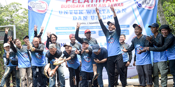Wartawan Mancing Indonesia (WMI) Gelar Pelatihan Budidaya Ikan Air Tawar
