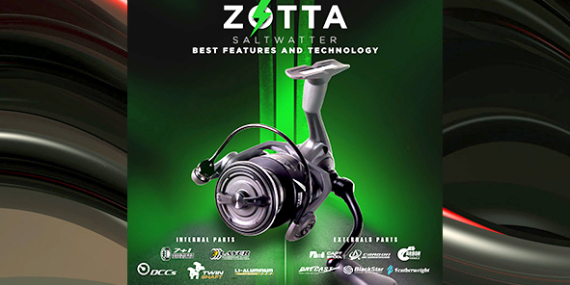 Info Produk : Ril Captain Gold Label ‘ZOTTA’ Salt Water, Size 1000, 2500, 3000