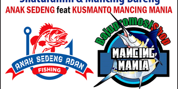 Ikutan Yuk, Event ‘Anak Sedeng feat Kusmanto Mancing Mania’ Tiket 1,2 Juta Free T-Shirt