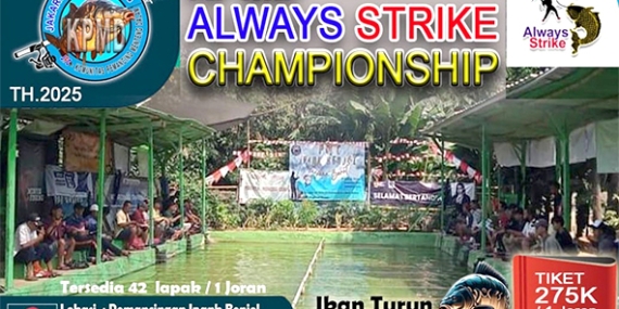 Digelar 5 Seri ‘KPMD Always Strike Championship 2025’ Segera Dimulai, Daftar Yuk
