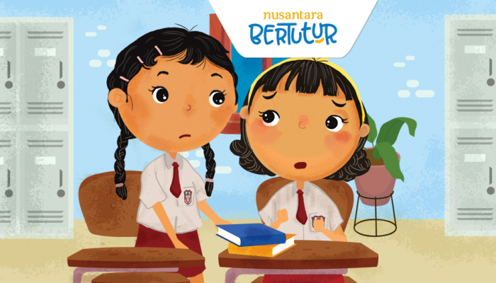dongeng-nusantara-bertutur,-saling-peduli-di-kelas-5b