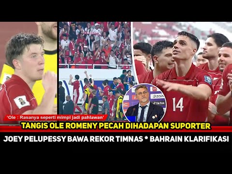 PAHLAWAN TIMNAS MENANGIS HARU! Ole buat Suporter Garuda begini~Bahrain menyesal remehkan Indo