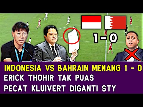 TAK PUAS CUMA MENANG 1-0❗STY Dipanggil Lagi Gantikan Patrick Kluivert Yang Bapuk✅