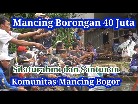 Borongan Empang 40 Juta | Mabar Dan Santunan Komunitas Mancing Bogor
