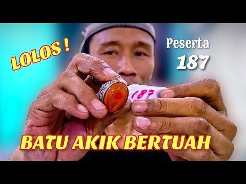LOLOS UJI TEMBAK ❗ Batu Akik Bertuah Peserta 187 di BTN Surabaya #batuakik #4newsgoo