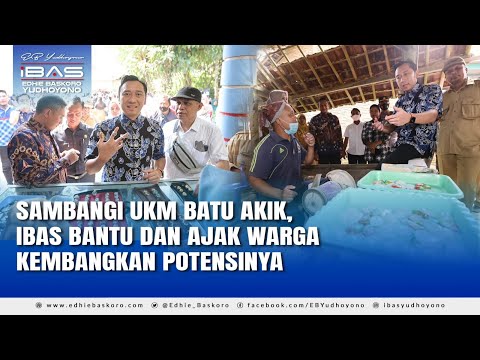 Sambangi UKM Batu Akik, Ibas Bantu dan Ajak Warga Kembangkan Potensinya