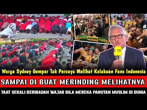 WAJAR BILA MEREKA TERPANA!! Warga Australia Tak Percaya Lihat Suporter Timnas Indonesia Begini