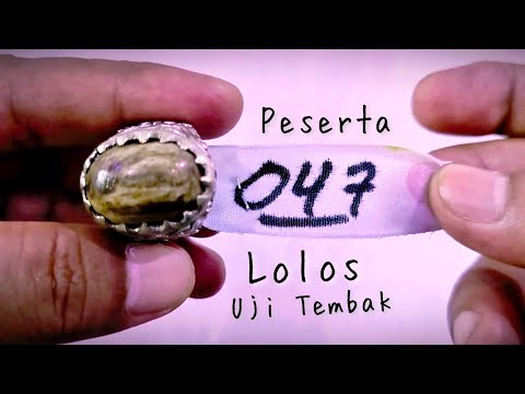 BATU AKIK ANTI TEMBAK JUARA KOMPETISI DI BTN SURABAYA |  Peserta 047 #4newsgoo #batuakik