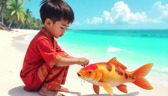 legenda-la-moelu-dari-sulawesi-tenggara,-kisah-seorang-anak-dan-ikan-kesayangannya