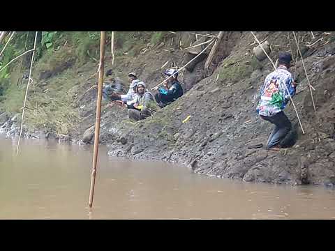Saat Om Yayat Strike Nilem di acara MABAR Komunitas Mancing
