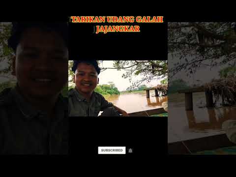 TARIKAN UDANG GALAH BESAR DI BAWAH PONDASI PANCANGAN ‼️joran sampai di tarik ke bawah perahu #shortd