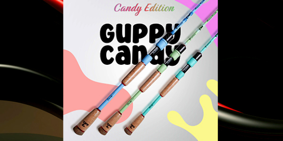 Info Produk : Joran Captain ’Guppy Candy‘, 2-6lbs, Size 198 & 210