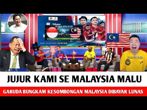 SE MALAYSIA MENANGIS ● Kesombongan Malaysia Dibayar Lunas, Garuda Buat Malaysia Pulang Lebih Awal