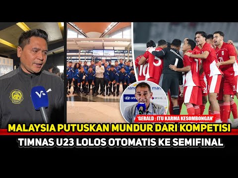AWALNYA SOMBONG, KINI MUNDUR! Malaysia pilih mundur usai dipermalukan Filipina~Timnas U23 lolos