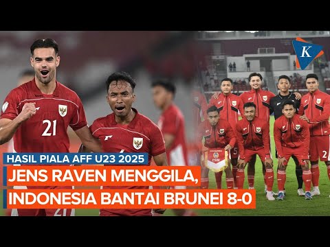 Hasil Akhir Timnas U23 Indonesia Vs Brunei: Garuda Muda Pesta Gol 8-0
