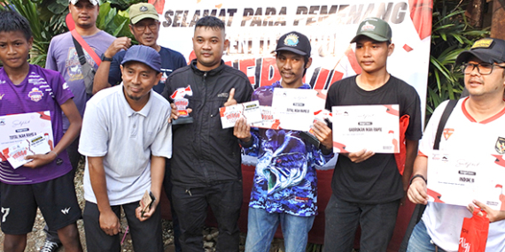 Semarak  ‘Event Djempol Merah Putih’ Doorprizenya Banyak, Free 1 Ril Dari Plyfish Setiap Lapak