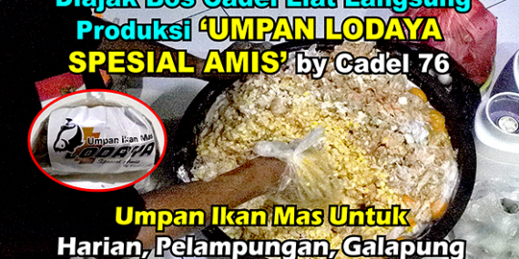 Kabarmancing Channel : Ngintip Proses Pembuatan ‘Umpan Lodaya Spesial Amis’ by Cadel 76