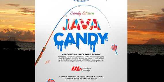 Info Produk : Joran Captain ‘Java Candy’, Carbon Solid, Length 1.98 & 2.10