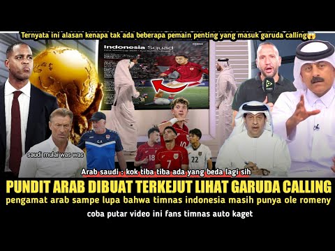 KAGET‼️Reaksi Pengamat Arab Lihat Daftar Pemain Timnas Indonesia | Full Kabar Terbaru Round 4