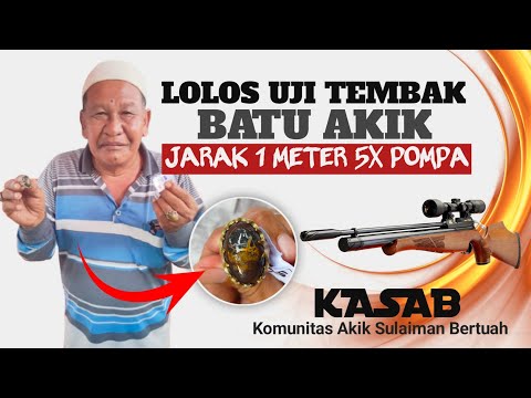 Uji Tembak Batu Akik Lolos 1x Tembak Jarak 1 Meter 5x Pompa (14)