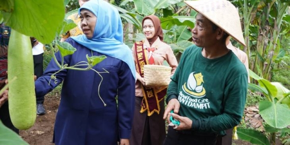 Di SMAN 1 Dampit, Sekolah Tak Hanya Mendidik tapi juga Menumbuhkan Pangan