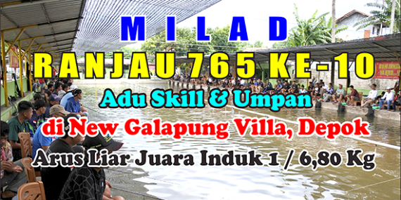 Kabarmancing Channel : Milad Ranjau 765 Ke 10, Sensasi Strike di Galapung Villa