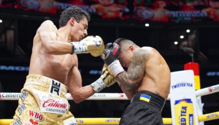 espinoza-pertahankan-gelar-dunia-wbo-setelah-tko-arnold-khegai