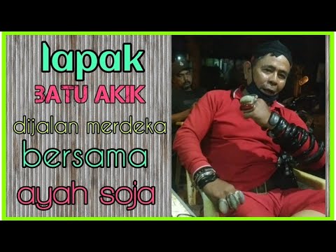 Lapak Batu Akik – Dijalan Merdeka