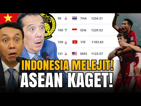 GILA! RANKING FIFA INDONESIA NGEBUT, MALAYSIA & VIETNAM KETINGGALAN?!