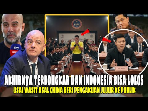INI BARU ADIL! Fifa Beri Kabar Gembira ke Timnas, Wasit Ma Ning Akui Kesalahan Ke indo & di Pecat?!