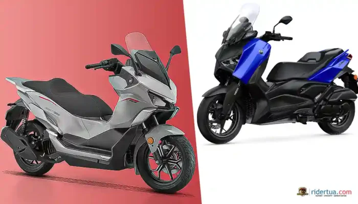 qjmotor-fort-125n-vs-yamaha-xmax-125:-duo-maxi-scooter-125cc,-harganya-jauh-banget?