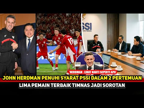 BISA SEMPURNAKAN GENERASI TIMNAS! John Herdman sepakati target PSSI~Lima pemain auto jadi kunci