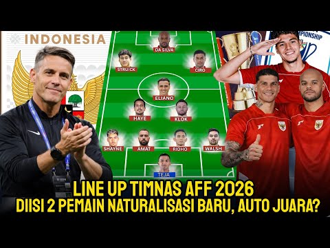 MENGERIKAN! Line Up Timnas Indonesia Piala AFF Terbaru,Full Skuad Tambah 2 Naturalisasi Baru