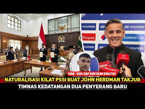 BANGGA DENGAN PROSES NATURALISASI TIMNAS! John Herdman tak bisa berkata-kata, 2 Striker baru datang