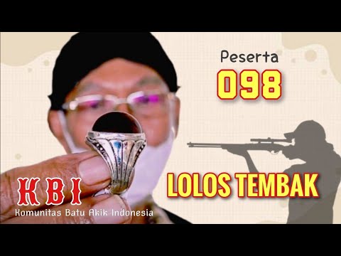 BATU AKIK ANTI TEMBAK ❗ Juara Peserta Nomor 098 di KBI Surabaya #4newsgoo #batuakik #kbi