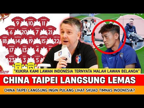 🔴 BARU TIBA LANGSUNG MELONGO‼️ TAIWAN Melihat Skuad Timnas Indonesia ysng dikira timnas belanda ?
