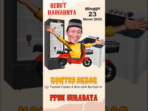 SEGERA  ❗ Kontes Uji Tembak Batu dan Pusaka di PPBN Surabaya, Minggu 23/03/2025 #batuakik #4newsgoo