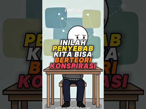 Kenapa Otak Kita Suka Bikin Teori Konspirasi? #shorts #faktaunik #zeinstick