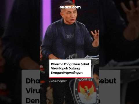 Dharma Pongrekun Sebut Virus Nipah Datang Dengan Kepentingan