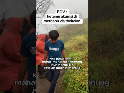 MEREKA EMANG BEDA #outdoors #pendakigunung #sahabatgunung #mendakionline #pendaki #campingberdua