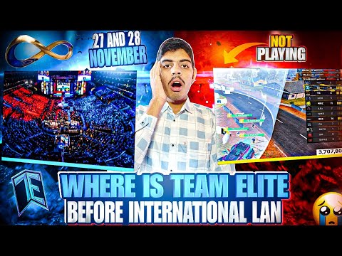 WHY TEAM ELITE IS NOT PLAYING TOURNAMENTS😭 PREPARING FOR LIDOMA INTERNATIONAL LAN EVENT🇮🇳FREE FIRE