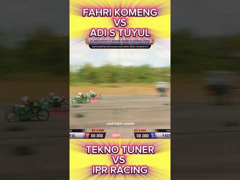 GOKIL FARHI KOMENG VS ADI S TUYUL TEKNO TUNER VS IPR racing #dragbike #ebon #idw #teknotunner