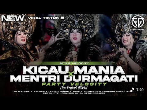 DJ KICAU MANIA X MENTRI DURMAGATI – PARTY VELOCITY FULL BASS TERBARU 2026 -FULL BASS MIDEL TOWA