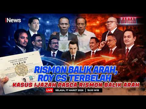 🔴LIVE RISMON BALIK ARAH, ROY SURYO CS TERBELAH | RAKYAT BERSUARA