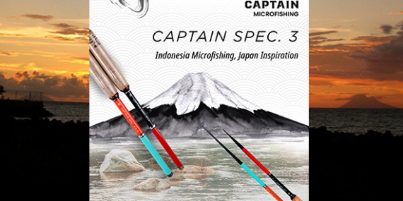 Info Produk : Tegek Captain Microfishing SPEC 3, Size 1,5 m, 1,8 m, 2,1 m